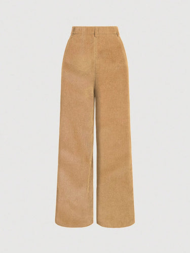 Chained Cut Out Crop top & Corduroy Pants(Clearance Sale)