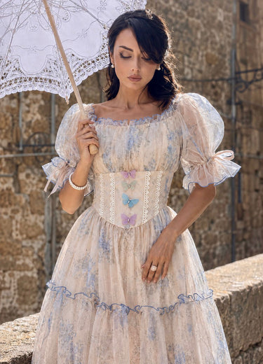 Parien Bluebell Azure Fairy Bloom Dress