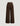 Parien Brown High Waist Plicated Straight Leg Pant