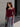 Parien Burgundy Asymmetrical Mesh Top