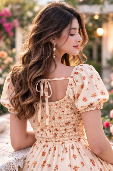 Parien Lace Daisy Floral Dress
