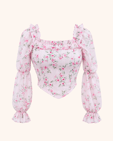 Parien Vintage Rose Top
