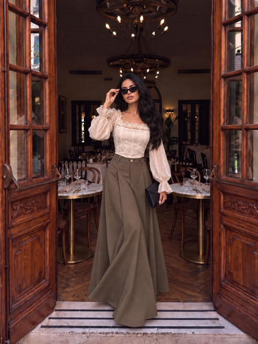 Parien Ivory Embroidery Top