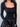 Square Neck Long Sleeve Slim Fit T-Shirt