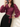 Parien Swiss Dot Surplice Front Tie Side Blouse