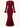 RIBBED KNIT FLARE SLEEVE MERMAID HEM KNIT DRESS