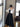 Two Tone Square Neck Bishop Sleeve Dress