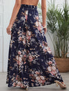 High Waist Floral Wide Leg Pants