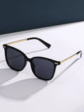 Geometric Frame Sunglasses