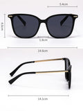 Geometric Frame Sunglasses
