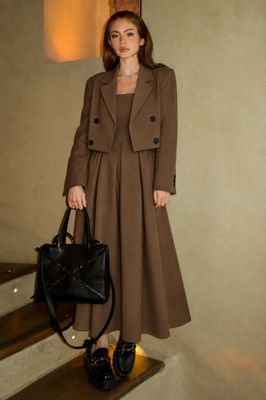 Parien Blazer and Cami Dress Two Piece