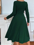 Solid A-Line Dress Maxi Women ( CLEARANCE SALE