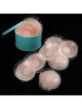 10PCS Reusable Women Breast Lift Nipple Cover Invisible Adhesive Strapless Backless Stick on Bra Silicone Breast Stickers With Iron Box Packing