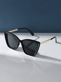 Metallic Fashion Sunglasses