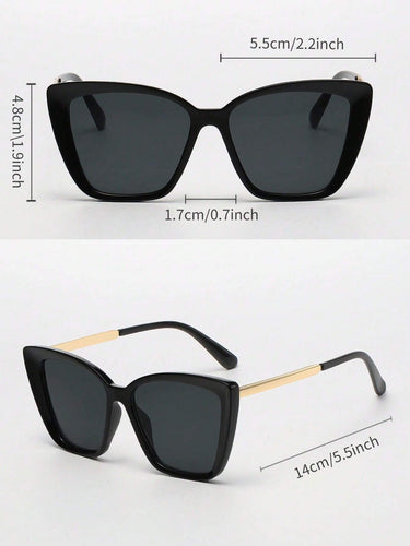 Metallic Fashion Sunglasses