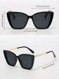 Metallic Fashion Sunglasses