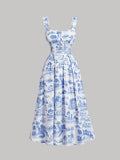 Parien Bridgerton Vintage  Print Dress