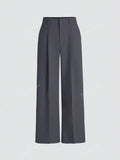 Parien Draping Minimalist Design Office Pants