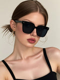 Large Frame Plastic Sunglasses