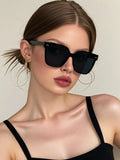 Large Frame Plastic Sunglasses