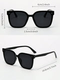 Large Frame Plastic Sunglasses