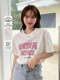 Letter Graphic Drop Shoulder Tee
