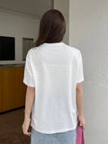 Letter Graphic Drop Shoulder Tee