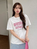 Letter Graphic Drop Shoulder Tee