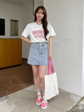 Letter Graphic Drop Shoulder Tee
