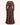 Parien Cocoa Embroidered Cape Maxi Dress