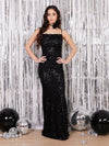 Parien sparkly sequins cami Dress