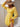 Yellow Swiss dot Polka dot Dress( clearance sale )