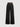 Black High Waist Plicated Straight Leg Belted Dress Pants Without Belt