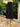 Black High Waist Solid A-line Skirt