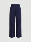 Navy Blue Straight Leg Pants