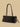 Bow Accent Shoulder Bag with Zip Closure