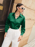 Button Front Drop Shoulder Shirt