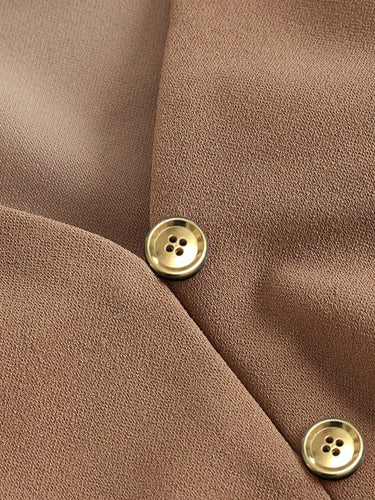 Buttoned Strap Side Tie Tank Top