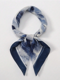 Grey Ribbon Headband Scarf for Women