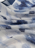 Grey Ribbon Headband Scarf for Women