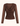 Brown Rhinestone Cowl-Neck Rhinestone Mesh Top