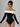 Contrast Color Bow Tie Decorated Off Shoulder Bodysuit
