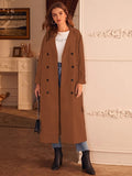 Double Breasted Belted Trench Coat