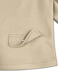Essnce Casual Solid Color Minimalist Short Woolen Jacket