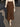 Fitted Solid Silk Fishtail Skirt