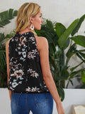 Fold Pleated Floral Top (CLEARANCE SALE