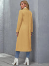 Goldenrod Yellow Single Button Overcoat (CLEARANCE SALE