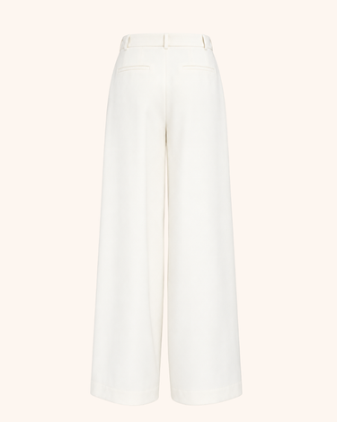 Parien High-Waist Pleated Wide-Leg Pant