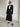 Lapel Neck Crop Blazer & Split Thigh Skirt