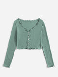 Lettuce Edge Solid Tee( Clearance sale